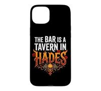 Carcasa para iPhone 15 Plus Funny Girls Womens Rights The Bar Is A Tavern In Hades