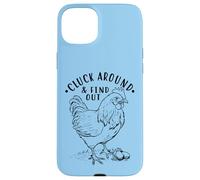 Carcasa para iPhone 15 Plus Funny Hen Cluck Around Buff Orpington Chicken Lover