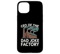 Carcasa para iPhone 15 Plus Funny Mens Joke Fathers Retro CEO de The Dad Joke Factory