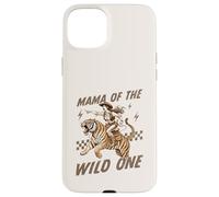 Carcasa para iPhone 15 Plus Funny Mom Tiger Riding. Western Cowboy Mama of The Wild One