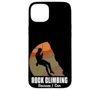 Carcasa para iPhone 15 Plus Funny Rock Climbing Mountaineering Rock Climber Gift
