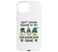 Carcasa para iPhone 15 Plus Funny St Patricks GNOME Prone to Shenanigans with My Gnomies