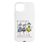 Carcasa para iPhone 15 Plus Funny Women Golf Fairway Divas Vinimos, vimos, Clubes