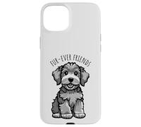 Carcasa para iPhone 15 Plus Fur-Ever Friends - Lindo Cachorro de Dibujos Animados