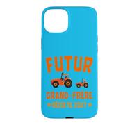 Carcasa para iPhone 15 Plus Futur Grand Frère Récolte 2027 Tracteur Agriculture Ferme
