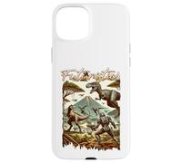 Carcasa para iPhone 15 Plus Futuristic Dinosaur Battle Sci Fi Action Art Warrior