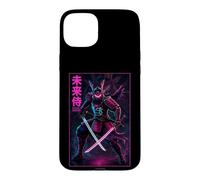Carcasa para iPhone 15 Plus Futuro Guerrero Samurai Anime Ciencia Ficción