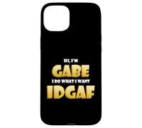 Carcasa para iPhone 15 Plus Gabe Costume Idgaf Funny Meme Halloween Costume For Gabes