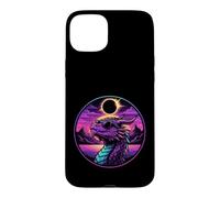 Carcasa para iPhone 15 Plus Gafas de Sol Vaporwave Dragon Eclipse Solar