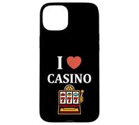 Carcasa para iPhone 15 Plus Gambling Win Jackpot Luck Gambler i Love Casino