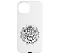 Carcasa para iPhone 15 Plus Ganesha Mandala Hindú Dios Hinduismo Yoga Regalo