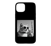 Carcasa para iPhone 15 Plus Gato En Türkiye Y Mezquita Sultán Ahmed