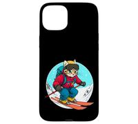 Carcasa para iPhone 15 Plus Gatos Esquiadores/Esquís Gato