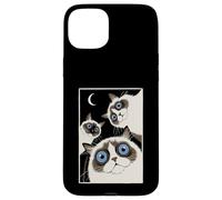 Carcasa para iPhone 15 Plus Gatos Ragdoll Trio Ojos Azules para Cat Mom o Dad