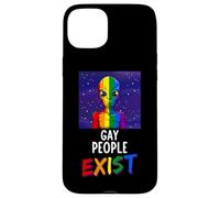Carcasa para iPhone 15 Plus Gay Alien LGBTQ Existen Personas Homosexuales Alien Gay