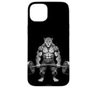 Carcasa para iPhone 15 Plus Genial musculoso Jaguar Bodybuilder Fitness Power Gym