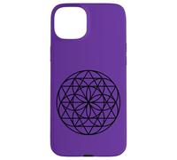 Carcasa para iPhone 15 Plus Geometría Sagrada Flor De La Vida Mejor Yoga Yogi Flores Sagradas