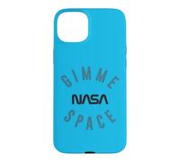Carcasa para iPhone 15 Plus Gimme Space de la NASA con el Logotipo de Gusano de la NASA