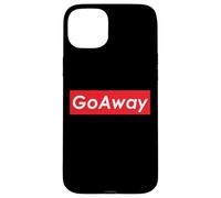 Carcasa para iPhone 15 Plus GO Away Leave Me Alone Funny Sarcasm For Introverts 反社会的内向性