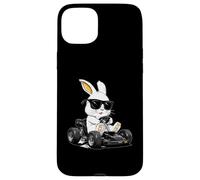 Carcasa para iPhone 15 Plus Go Kart Racing Gokart Racer Kart Conejo de Pascua