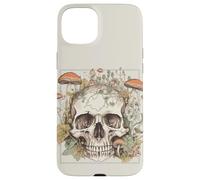Carcasa para iPhone 15 Plus Goblincore Aesthetic Vintage Botanical Mushrooms Skull