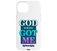 Carcasa para iPhone 15 Plus God Always Got Me, My Peace My Joy Cool Quotes Graphic