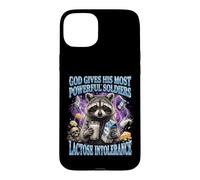 Carcasa para iPhone 15 Plus God Gives His Most Powerful Soldiers Lactose Intolerance