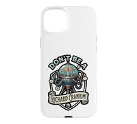 Carcasa para iPhone 15 Plus Gráfico Divertido de Ciencia del Cerebro Don't Be A Richard Cranium