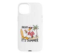 Carcasa para iPhone 15 Plus Gráfico Divertido de Surf de Vacaciones en Duck Beach de Bruh It's Summer