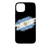 Carcasa para iPhone 15 Plus Gráfico Grunge Envejecido de la Bandera de Argentina