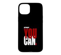 Carcasa para iPhone 15 Plus Granate Rojo Borgoña Color Actually You Can Burdeos Gráfico