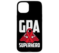 Carcasa para iPhone 15 Plus Granulomatosis con Polyangeitis GPA Superhero Fighter