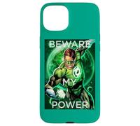 Carcasa para iPhone 15 Plus Green Lantern Beware My Power Poster