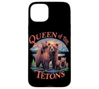 Carcasa para iPhone 15 Plus Grizzly 399 Bear Lovers Reina del Parque Nacional Tetons