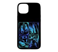Carcasa para iPhone 15 Plus Guantes de Boxeo geniales para Saco de Boxeo, Boxeador de Fitness