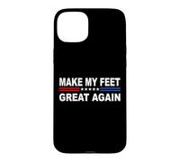 Carcasa para iPhone 15 Plus Hacer Que mis pies estén geniales Otra Vez | Recuperación de Lesiones en el pie Roto