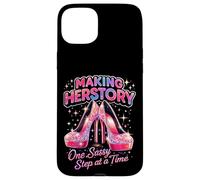 Carcasa para iPhone 15 Plus Haciendo de Herstory un Paso Atrevido a la Vez