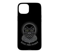 Carcasa para iPhone 15 Plus Hail The Pussy Goth Satan Clothing Gothic Hail Satan