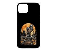 Carcasa para iPhone 15 Plus Halloween American Football Costume Spooky Skeleton