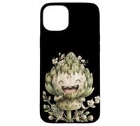 Carcasa para iPhone 15 Plus Happy Artichoke Face Graphic For Vegetarians Funny Vegan Mom
