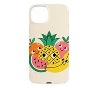 Carcasa para iPhone 15 Plus Happy Fruit Friends Cute Colorful Design