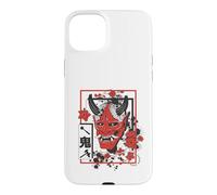 Carcasa para iPhone 15 Plus Harajuku Japanese Aesthetic Red Oni Demon Mask