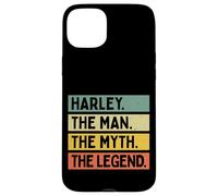 Carcasa para iPhone 15 Plus Harley The Man The Myth The Legend - Cita Personalizada Divertida
