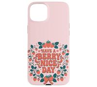 Carcasa para iPhone 15 Plus Have A Berry Nice Day Retro Cute Strawberry Groovy Aesthetic