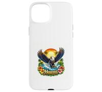 Carcasa para iPhone 15 Plus Hawaii Eagle Tropical Sunset Island Pride