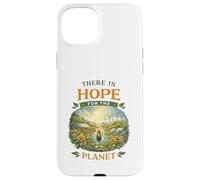 Carcasa para iPhone 15 Plus Hay Esperanza para el Planeta Solarpunk Día de la Tierra Vida Verde