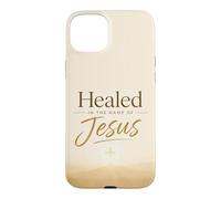 Carcasa para iPhone 15 Plus Healed in The Name of Jesus - Cross at Sunrise