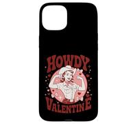 Carcasa para iPhone 15 Plus Hola Valentine Retro Cowgirl Western Sweetheart