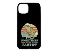 Carcasa para iPhone 15 Plus Hombre Viejo Mujer Cumpleaños Gag A Veces Solo Ser Farting Frog
