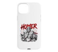 Carcasa para iPhone 15 Plus Homero Antiguo Poeta Griego Odisea Ilíada Saga